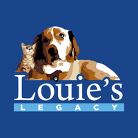 rescued animal finding comfort and love at Louie's Legacy Animal Rescue.